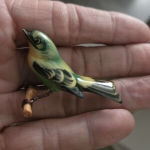 Takahashi Warbler Bird Pin MINT VTG